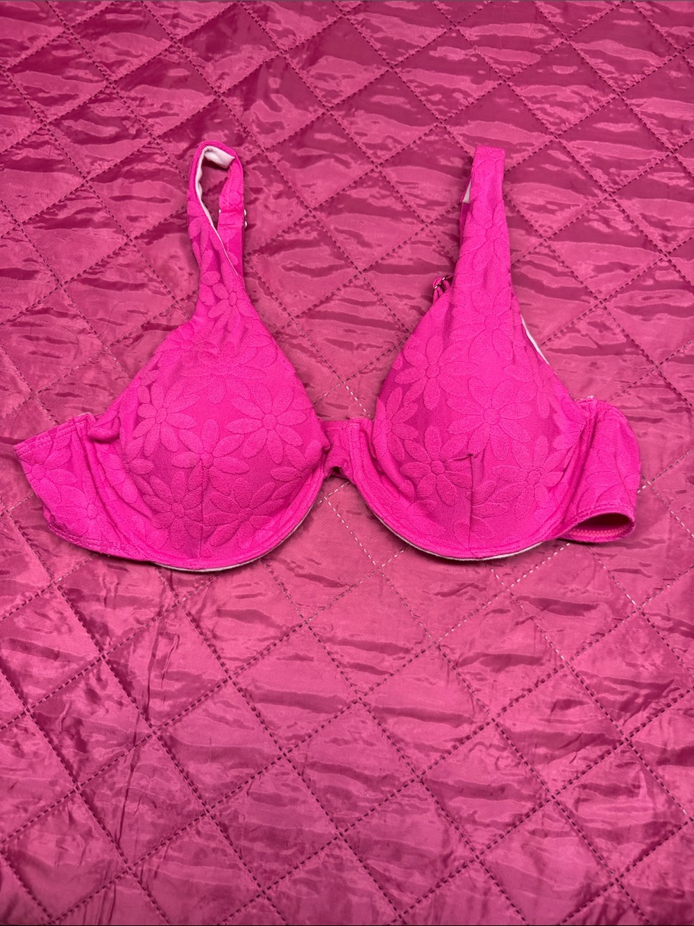 Women’s Pink Bikini Top made like Underwire Bra